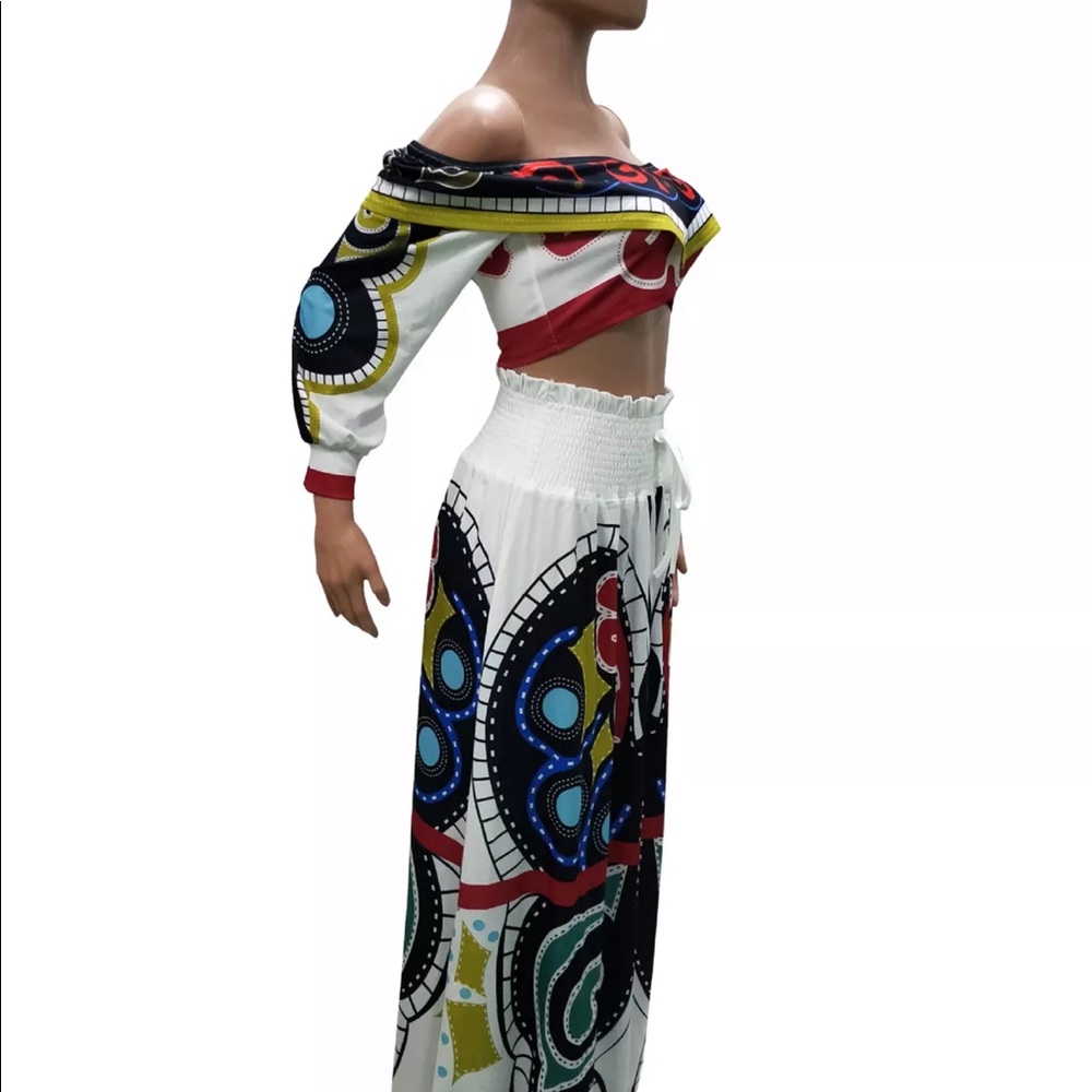 2pc Off Shoulder Dress Set - Picture 3 of 8